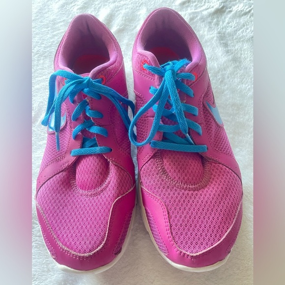 Women's Pink and Blue Athletic Shoes size 10 - Picture 2 of 5